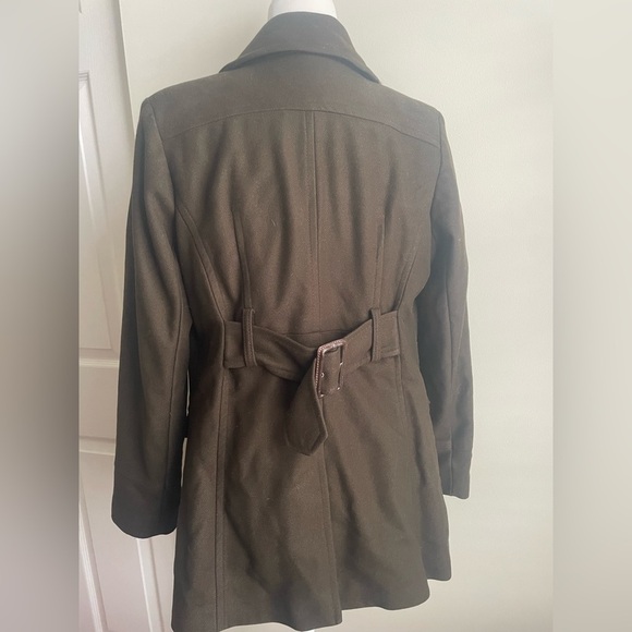 Michael Kors Wool Blended Double Chest Pocket Coat - Picture 3 of 3